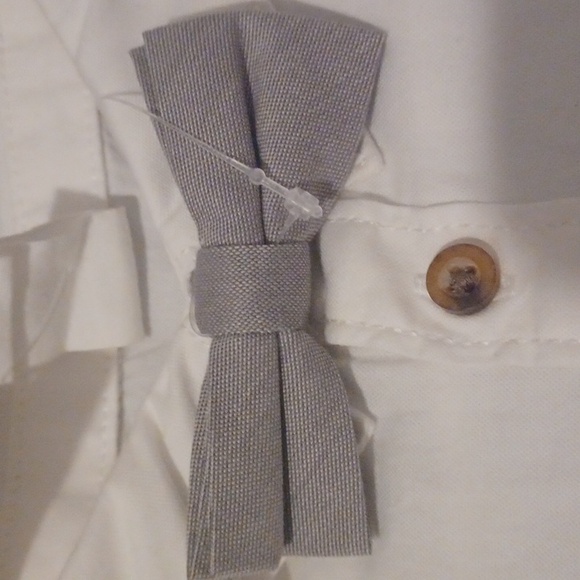 H&M Dress Shirt, Bow Tie, and Adjustable Pants with Suspenders NWT - Picture 4 of 9